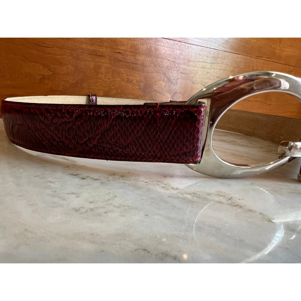 Rolfs Genuine Leather Snake Print Python Statemen… - image 7